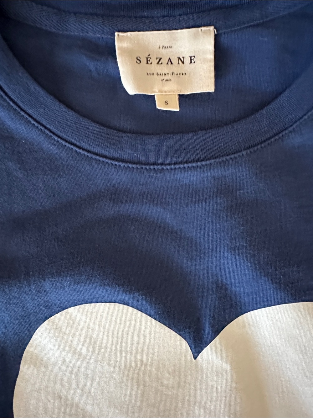Sezane LA CHAMADE T-SHIRT Small - Picture 3 of 4
